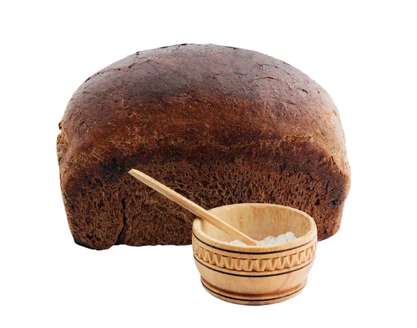 Хлеб и соль — стоковое фото