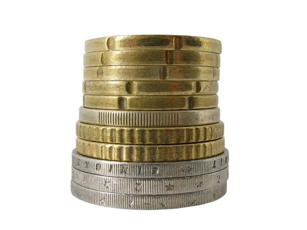 กองเหรียญ — ภาพถ่ายสต็อก
