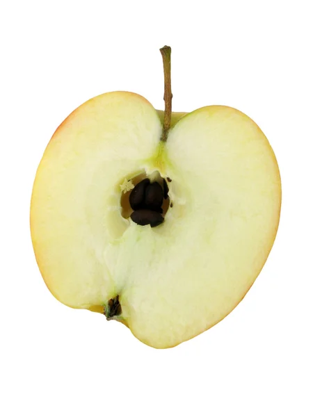 Половинка яблука — стокове фото