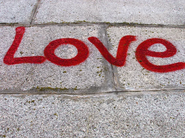 Надпись Love — стоковое фото