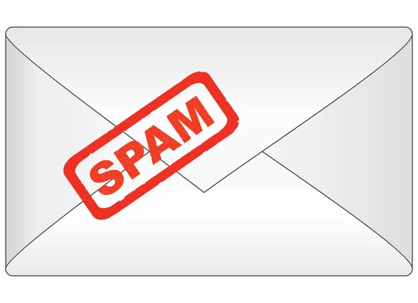Lettera di spam — Vettoriale Stock