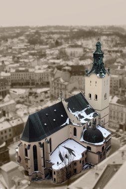 Latin Cathedral in Lviv clipart