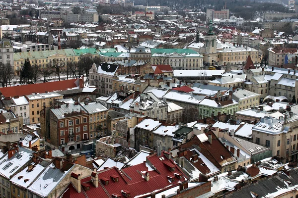Lviv στο χειμώνα — Φωτογραφία Αρχείου