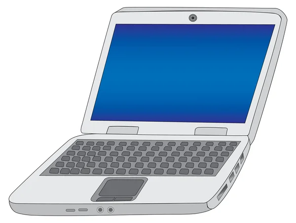 Ilustração do vetor laptop — Vetor de Stock