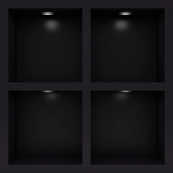 Empty black rack — Stock Photo, Image