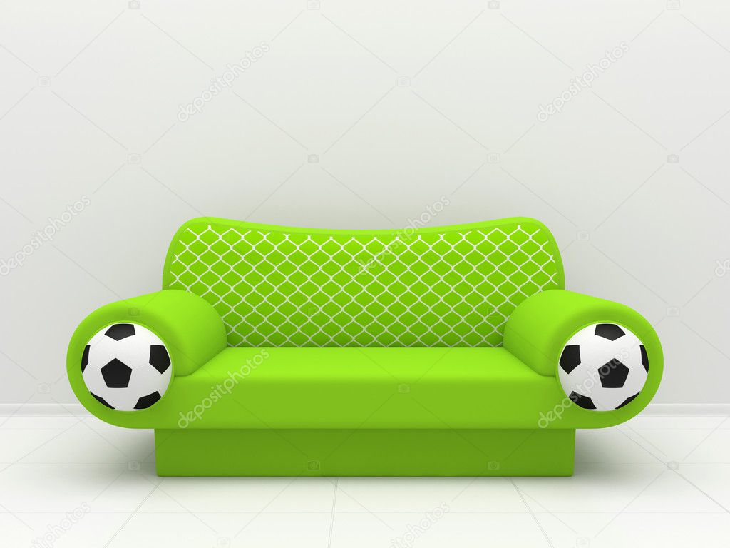 soccer ball couch