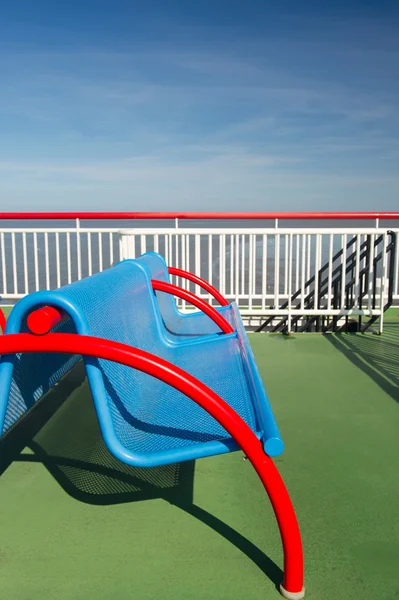 Färgglada platser i båten — Stockfoto