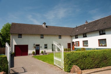 Typical farmhouse in Dutch Limburg clipart