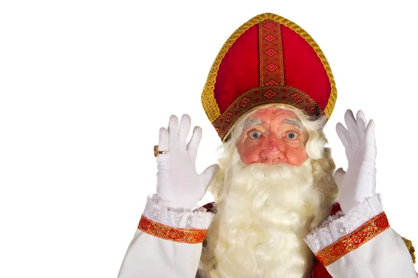 Sinterklaas surprised — Stock Photo, Image