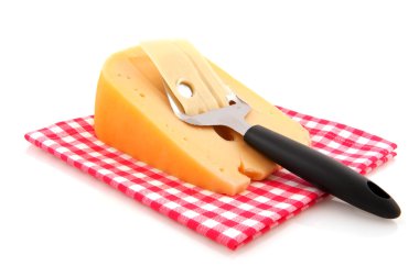 Cheese with Dutch slicer clipart