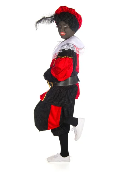 Black Piet с конфетами — стоковое фото
