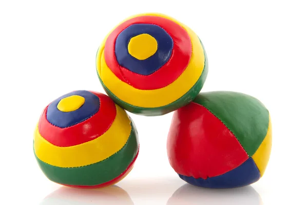 Colorful juggle balls — Stock Photo, Image