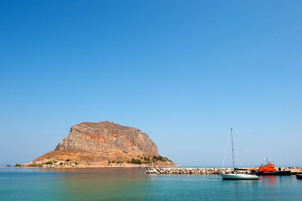Греческий остров Монемвазия — стоковое фото