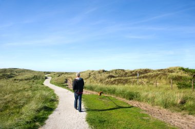 ameland köpek yürüyüş