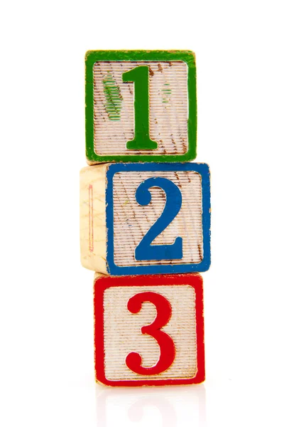 stock image Old educational blocks