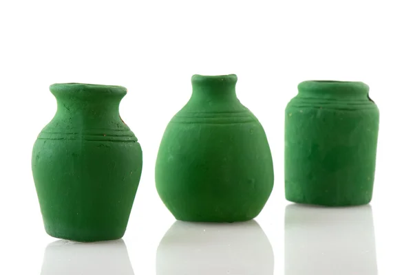 Green pottery — Stock Photo, Image