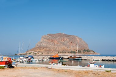 Greek island Monemvasia clipart
