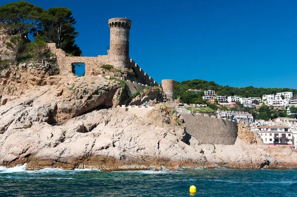 Slott på spanska kusten — Stockfoto