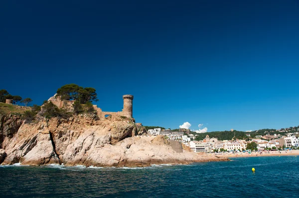 Castillo en la costa española — Foto de Stock
