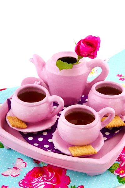ロマンチックな茶 — ストック写真