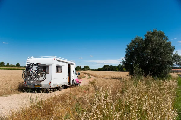 Traveling by mobil home — Stock Photo, Image