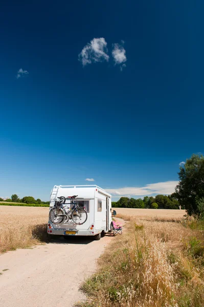 Traveling by mobil home — Stock Photo, Image