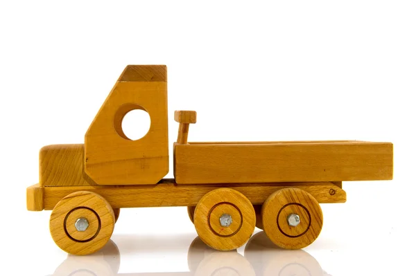Wooden car truck — Stock Photo, Image
