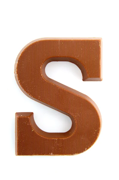 Chocolate letter — Stock Photo, Image