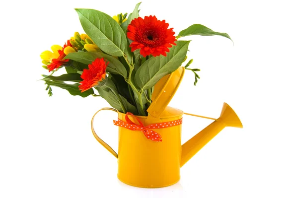 Mazzo di fiori in arancione e giallo — Foto Stock