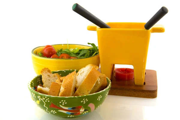 Cheese fondue — Stock Photo, Image