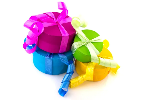 Renkli hediyeler — Stok fotoğraf