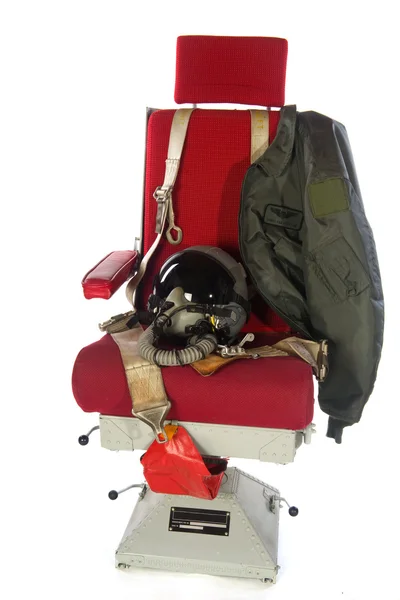 Sitz aus Militärflugzeug — Stockfoto