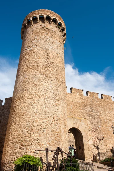 Zamek na hiszpańskim wybrzeżu — Zdjęcie stockowe