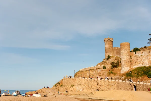 Slott på den spanska kusten — Stockfoto