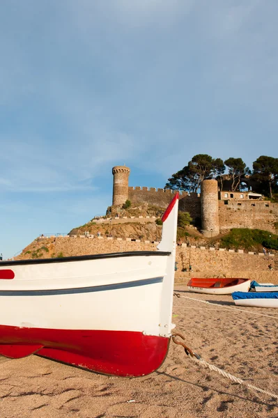 Castelo na costa espanhola — Fotografia de Stock