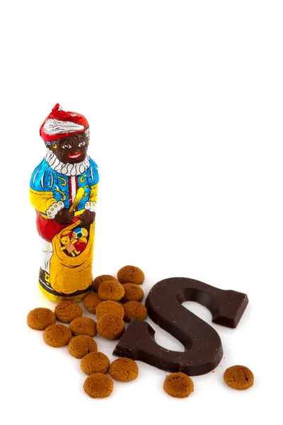 Piet preto com doces tradicionais — Fotografia de Stock