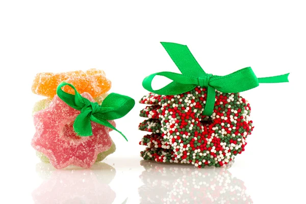 Cukroví vánoční věnce — Stock fotografie