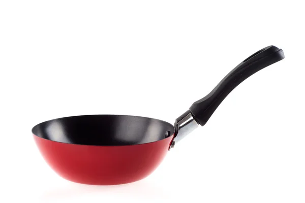 Красная сковородка — стоковое фото