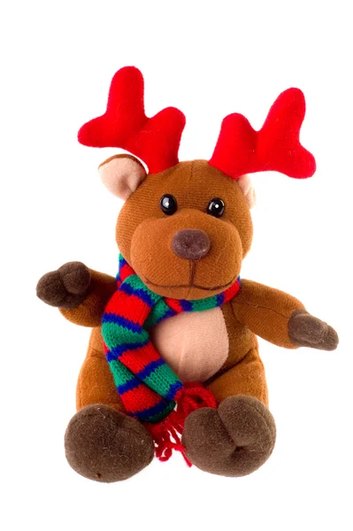 stock image Stuffed Christmas reindeer