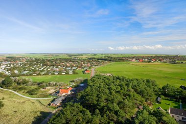 Landscape From Dutch wadden island clipart