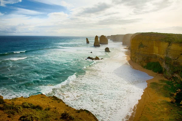 Great Ocean Road Australien Med Grov Kust — Stockfoto