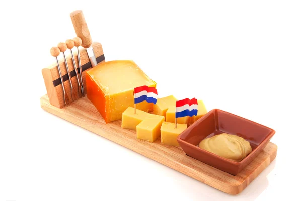 Holländischer Käse-Snack — Stockfoto