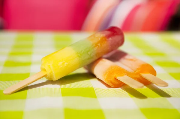 Colorful Ice Pops Summer Sun — Stock Photo, Image