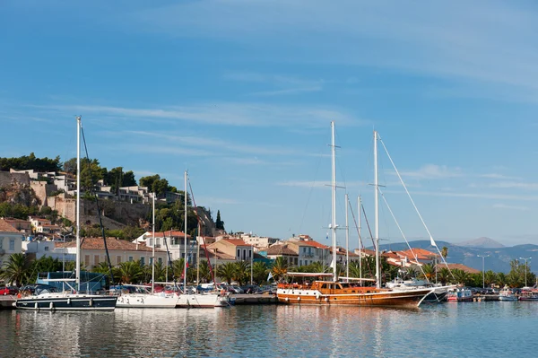 Porto in greco nafplion — Foto Stock