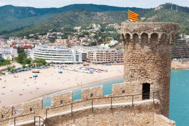 Kule kalenin İspanyol tossa de Mar