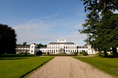 Detail of castle Soestdijk in the Netherlands clipart