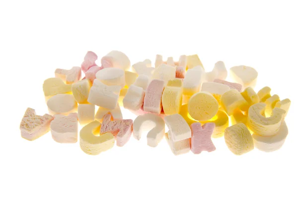 Candy letters — Stock Photo, Image