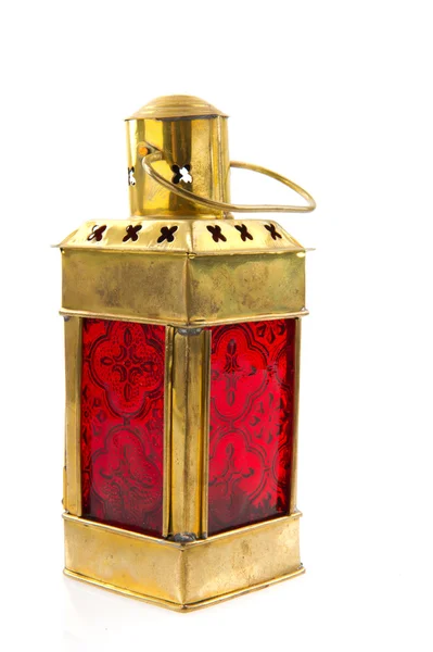 Antica lanterna rossa — Foto Stock