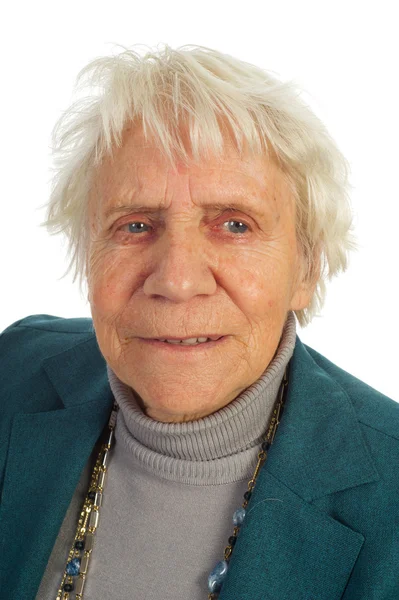Yaşlı kadın portre — Stok fotoğraf