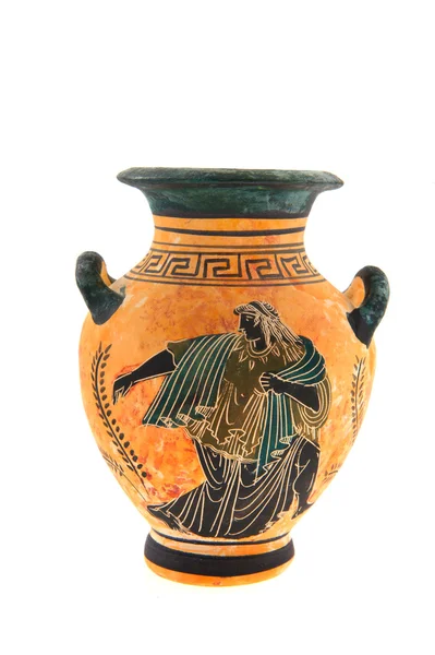 Griechische Vase Als Souvenir Mit Mythologie Figur — Stockfoto